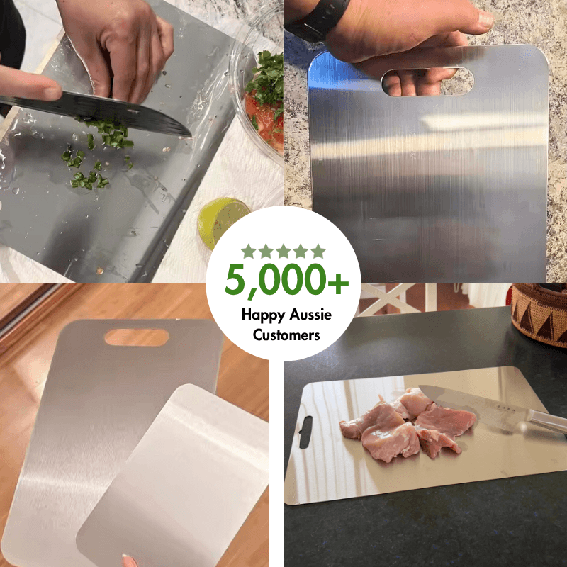 CleanWare™ Premium Chopping Board in Stainless Steel