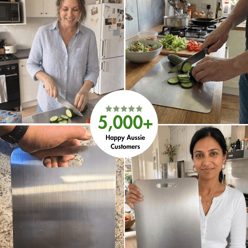 CleanWare™ Starter Pack: Premium Stainless Steel Chopping Board 2 Pack