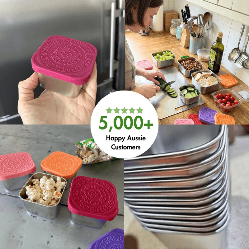 CleanWare™ Snack Container Set in Stainless Steel
