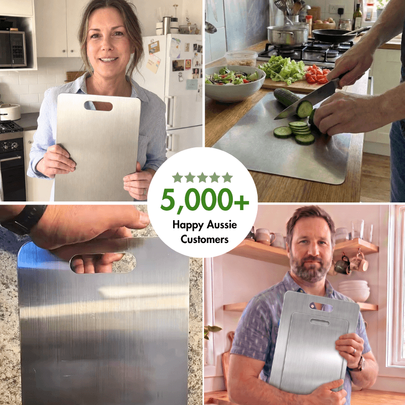 CleanWare™ Premium Chopping Board in Stainless Steel