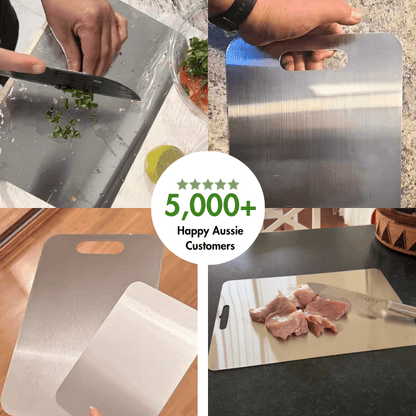 CleanWare™ Premium Chopping Board in Stainless Steel