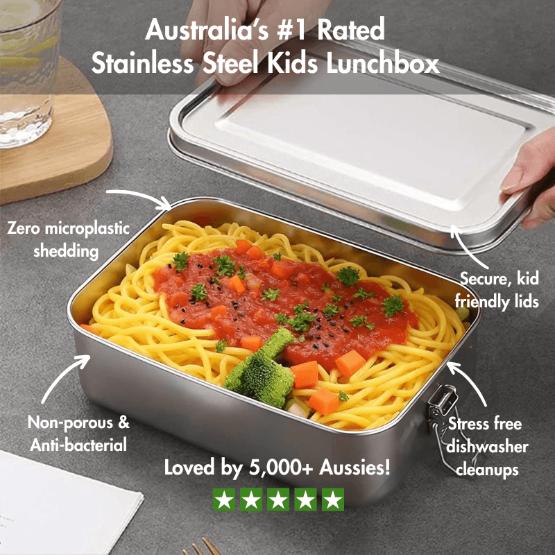 CleanWare™ Premium Lunch Box in Stainless Steel