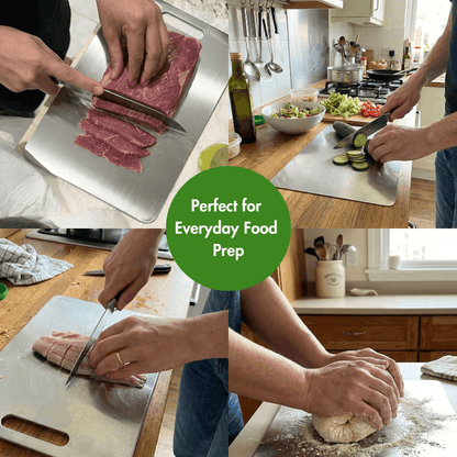 CleanWare™ Premium Chopping Board in Stainless Steel