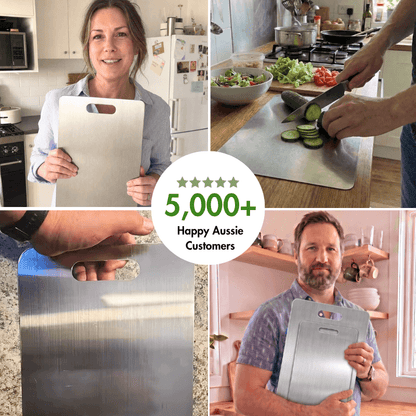CleanWare™ Premium Chopping Board in Stainless Steel