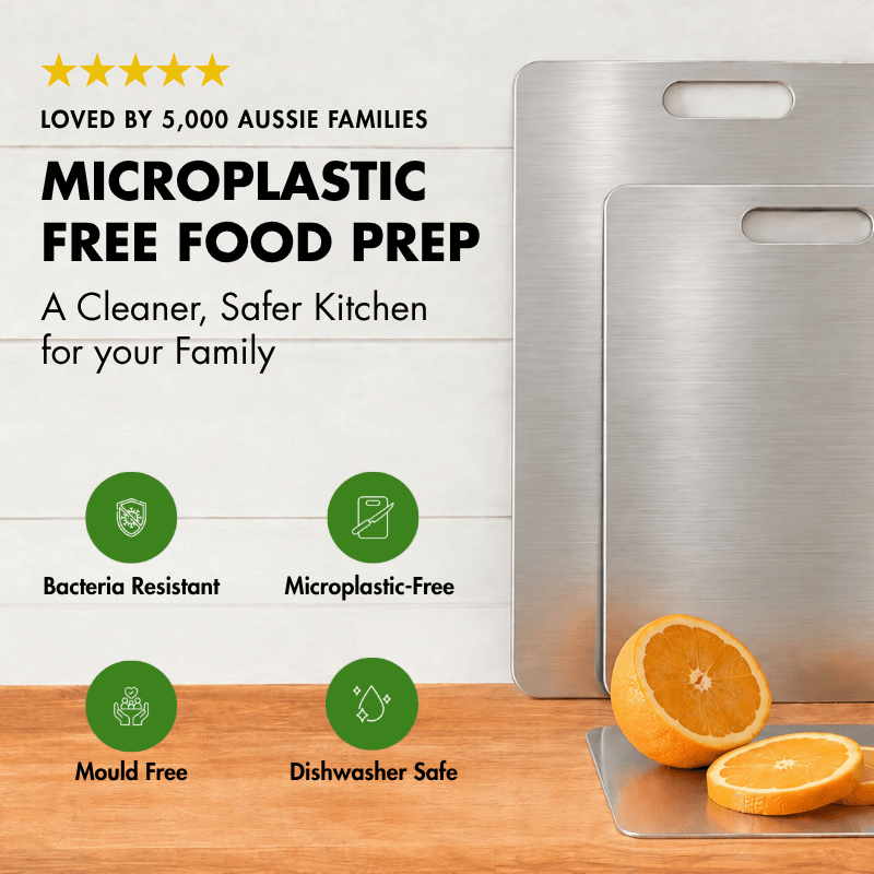 CleanWare™ Starter Pack: Premium Stainless Steel Chopping Board 2 Pack